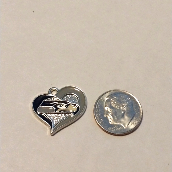 Unbranded Jewelry - Seattle Seahawks Tibetan NFL Charm Pendant for Necklace or Bracelet